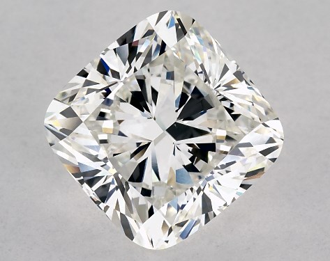 GIA 3.20 Carat H-VS1 Ideal Cut Cushion Modified Diamond